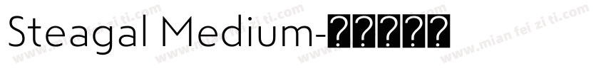 Steagal Medium字体转换
